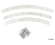 Tillig AKTION 87866 - Bodenfläche gebogen R204/45° - Pflastersteine